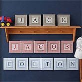 Kids Personalized Wall Art - Boys Name Canvas Print - 8344