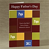 Personalized Father's Day Greeting Cards - 8354