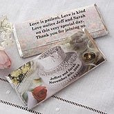 Wedding Collage Chocolate Bar Wrappers