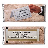 Place Card Chocolate Bar Wrappers