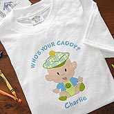 Personalized Baby Golf T-Shirts - Who's Your Caddy