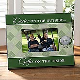 Personalized Golf Photo Frame - Golfer On The Inside - 8445