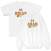 Construction Zone White Adult T-Shirt