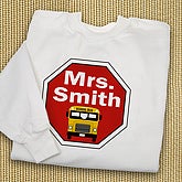 School Bus Driver Adult Sweatshirt