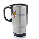 Personalized Corporate Custom Logo Travel Mug - 8525