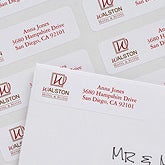 Personalized Corporate Custom Logo Address Labels - 8539