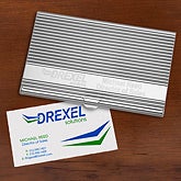 Personalized Corporate Engraved Logo Card Case - 8553