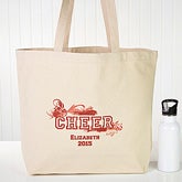 Personalized Girls Totebag - Cheerleading, Dance or Ballet - 8566 Personalized Girls Totebag - Cheerleading, Dance or Ballet - 8566