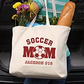 Sports Mom© Personalized Canvas Tote