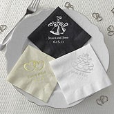 Personalized Wedding Napkins - Luncheon Napkins
