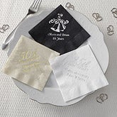 Personalized Party Napkins - Anniversary - 8574