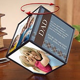 Spinning Personalized Photo Cube For Him
