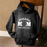 Sports Mom© Personalized Black Sweatshirt