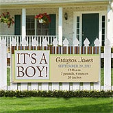 It's A Boy© Personalized Announcement Banner