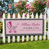 Personalized Baby Banners - It's a Girl - 8665
