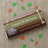 Safari Birthday Custom Candy Bar Wrappers birthday gift