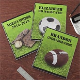 Boys Personalized Sports Notebooks - Set of Two - 8715