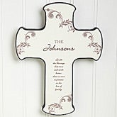 God Bless Our Home Personalized Wall Cross - 8717