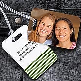 Best Friends Personalized Photo&copy; Luggage Tag Set