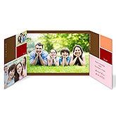 Personalized Photo Christmas Cards - Family & Friends Gatefold - 8761
