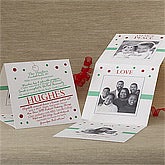 Personalized Special Milestones Christmas Cards - Tri-Fold - 8773