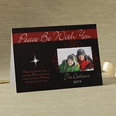 Personalized Peace Be With You Photo Christmas Cards - 8786