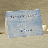 Personalized Happy Hanukkah Holiday Cards - 8788