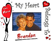 heart belongs to you photo frame