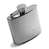 Golden Era Embossed Pocket Flask