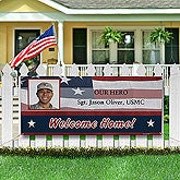 Military Proud&copy; Personalized Photo Banner