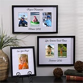 Artistic Custom Mat Personalized Photo Frame - Three Picture, s - One Picture, s - Two Picture