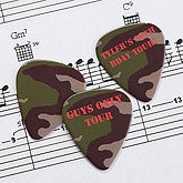 Personalized Guitar Picks - Camouflage - 9029