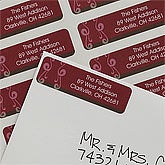 Personalized Happy Holidays Return Address Labels - 9057