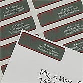 Personalized Snowflake Return Address Labels - 9059