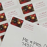 Personalized Merry & Bright Holiday Return Address Labels - 9062