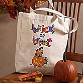 Personalized Trick Or Treat Bag - Jack-O-Lantern - 9091