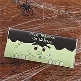 Personalized Halloween Candy Bar Wrappers - Frankenstein - 9148