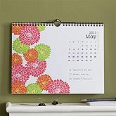 Floral Expressions© Personalized Wall Calendar