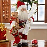 Personalized Santa Doll - 16" Christmas Collectible - 9181