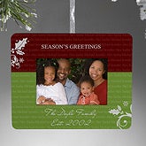 Personalized Picture Frame Christmas Ornament - Family Is Forever - 9212