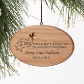 Personalized Memorial Christmas Ornament - Forever Loved - 9230