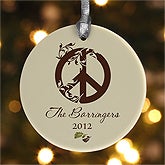 May Peace Be Your Gift© Personalized Ornament
