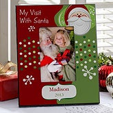 Visit With Santa Personalized Christmas Picture Frame - 9324