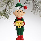Winter Family Big Brother Personalized Ornament