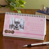 Personalized Desk Calendars - Through The Year - 9416