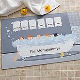 Bathtub Family Characters Collection© Personalized Mat