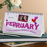 Personalized Desk Calendars with Photos - Happy Holidays - 9476