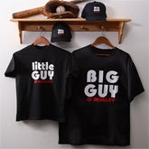 Personalized Black Sweatshirt - Big Guy and Little Guy Collection