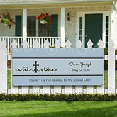 Personalized First Communion Party Banner - 9628