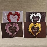 Personalized Greeting Cards - Heart of Roses - 9683